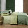 სატინის თეთრეული king size  berlina v1 green - Image 3