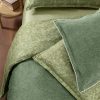 სატინის თეთრეული king size  berlina v1 green - Image 2